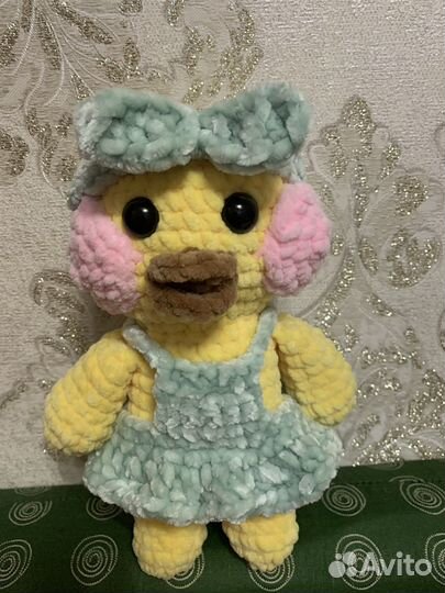 Вязаная уточка лалафан