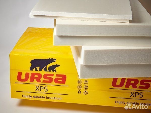Утеплитель урса (ursa) XPS стандарт 1180*600*30