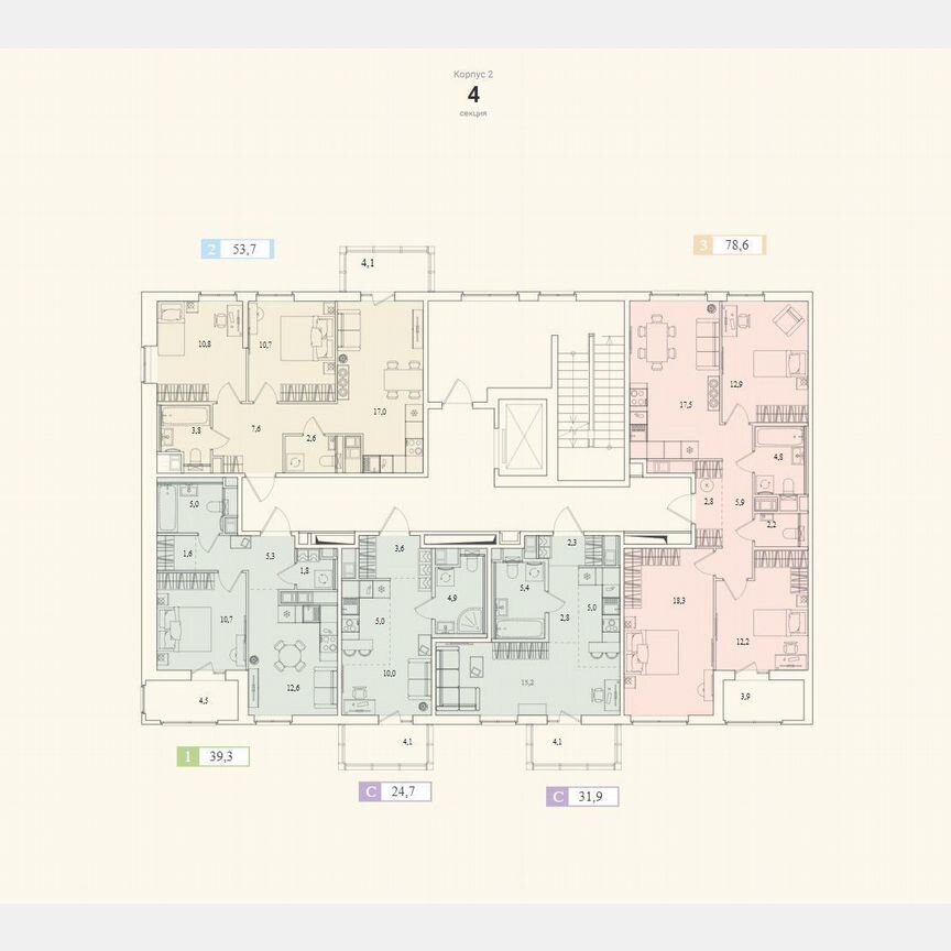 Квартира-студия, 31,9 м², 5/11 эт.