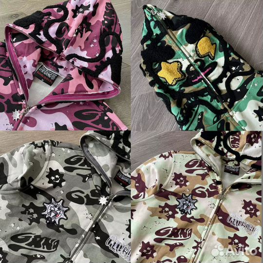 Glory gang зип худи мерч Chief Keef'а y2k