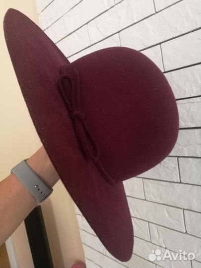 Шляпа фетровая женская