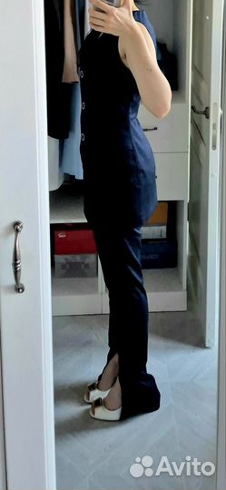 Брючный костюм женский 42 44 с жилетом