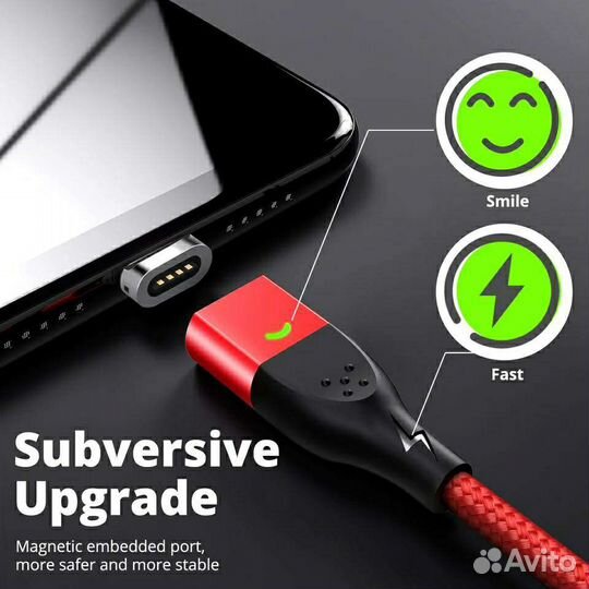 Магнитный кабель fonken(передача данных.все разьмы