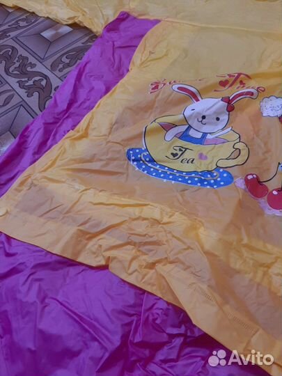 Плащ-дождевик детский для девочки