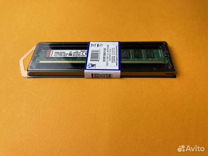 DDR3 8GB 1600 Mhz Kingston Новая с Гарантией