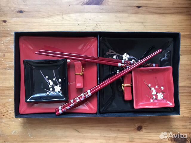 Набор посуды для роллов и суши керамика