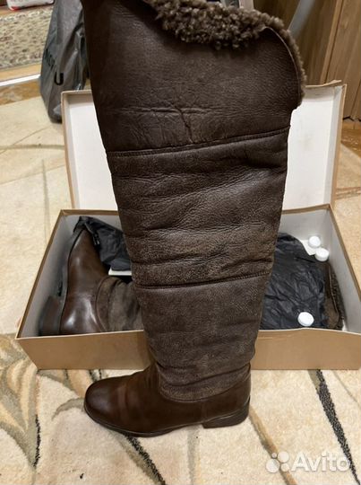 Сапоги высокие ботфорты 37