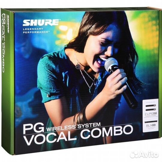 Shure BLX288E/PG58-m17 в Сочи