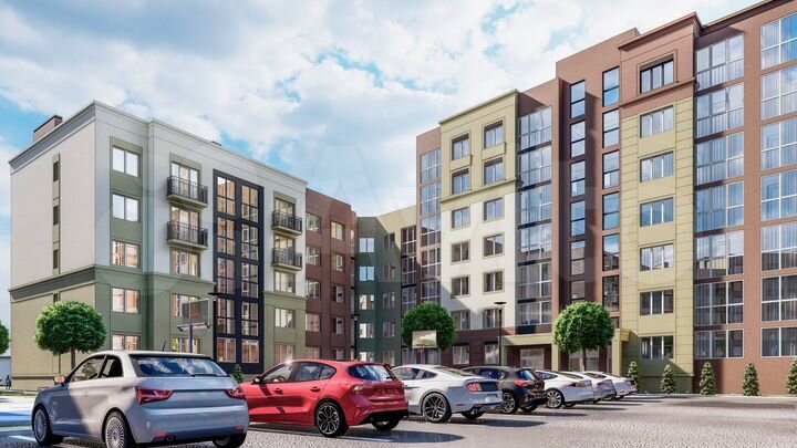 1-к. квартира, 31,1 м², 1/5 эт.