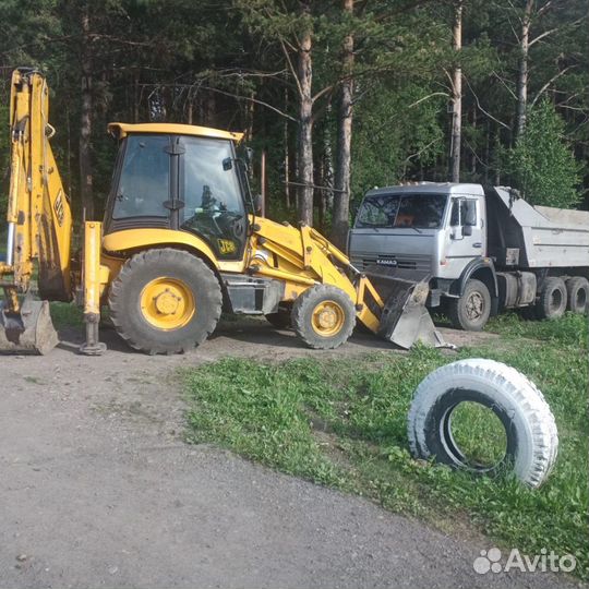 Услуги экскаватора погрузчика и камаза