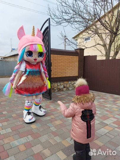 Ростовая кукла единорожка