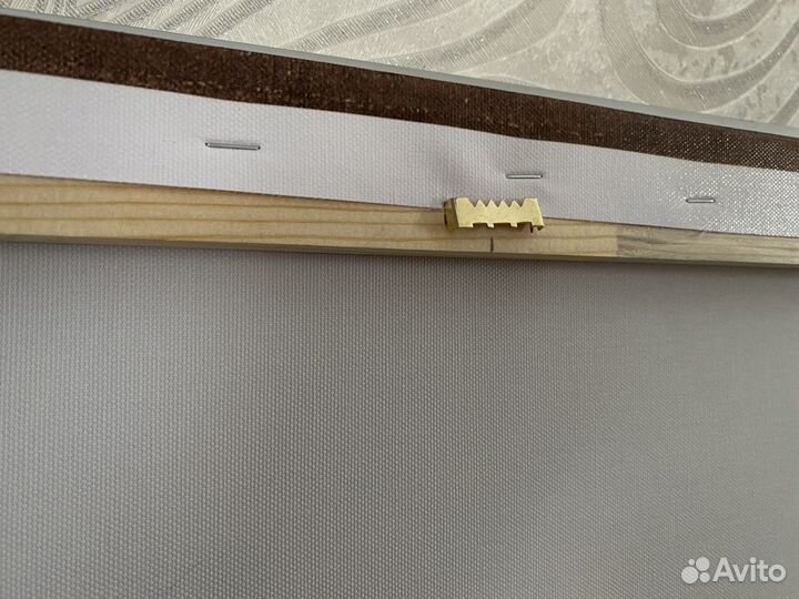 Портрет Юрия Гагарина, 40х70 постер на холсте