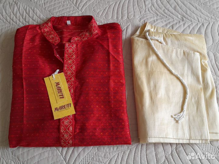 Индийский костюм мужской новый