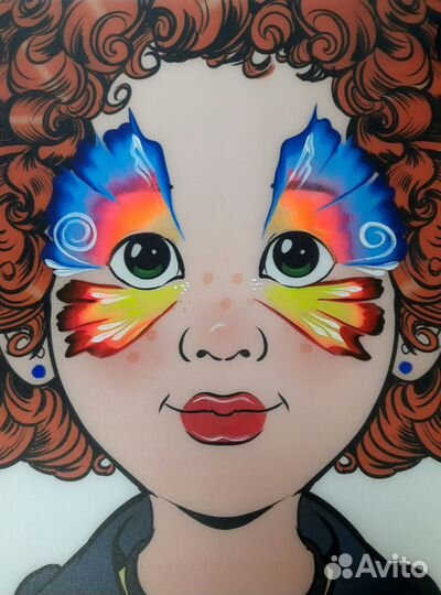 Аквагрим профессиональными красками на праздники