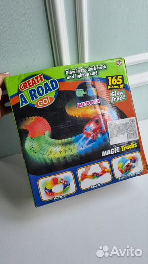 Гибкий трек с машинкой