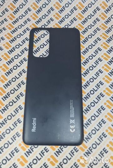 Задняя крышка для Xiaomi Redmi Note 11 серый б/у