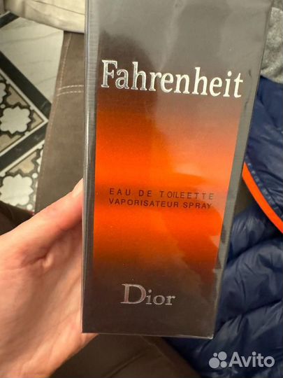 Fahrenheit Dior 100ml туалетная вода мужская