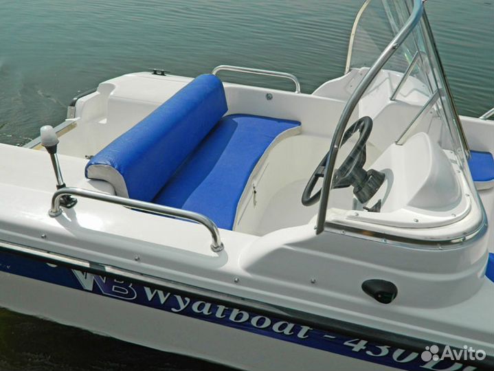 Открытый катер тримаран Wyatboat 430DCM новый