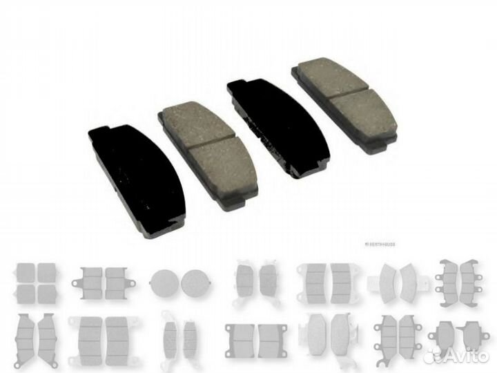 Колодки Mazda 323 VI 98, 626 5, 6, Premacy, Xedos