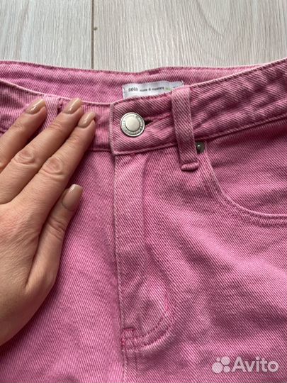 Шорты джинсовые розовые на девочку