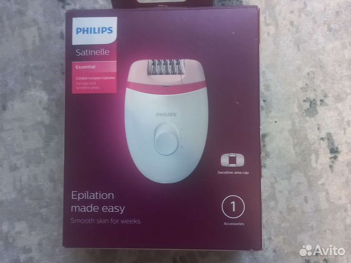 Эпилятор philips новый