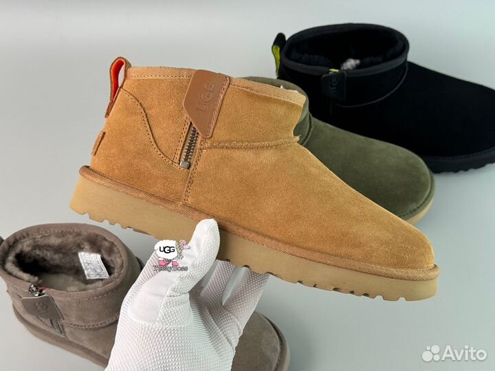 Угги мужские Ugg Mens Classic Ultra Mini Zip