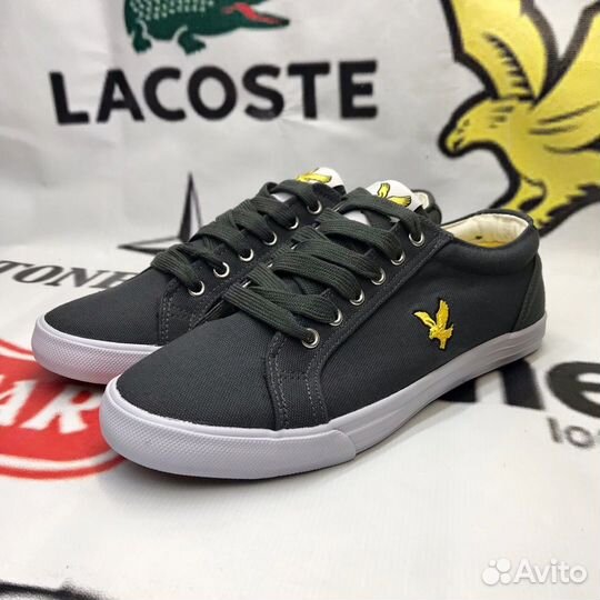 Кеды Lyle & Scott Halket Canvas FW023V48 551 Grey