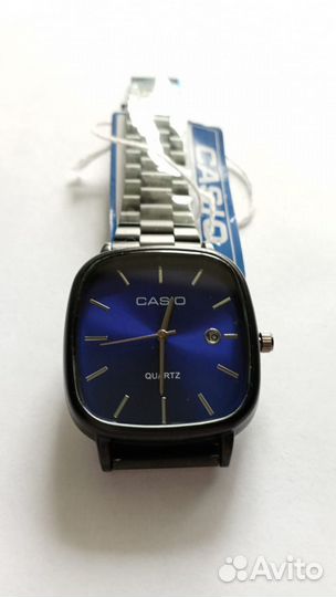 Часы casio quartz vintage blue