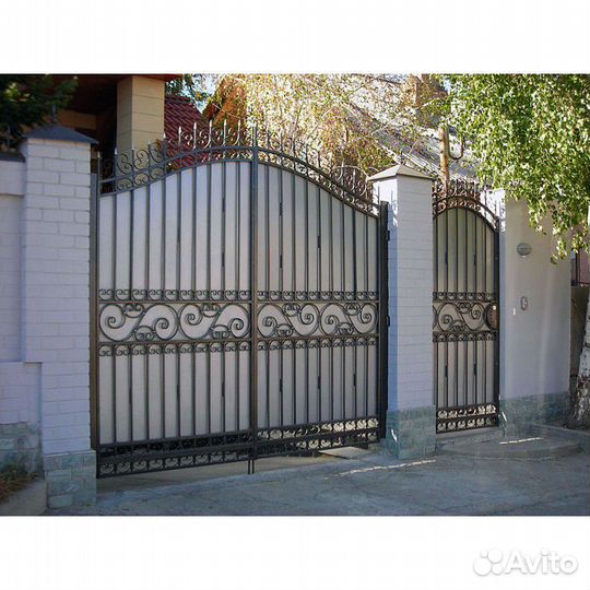 Ворота кованые