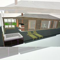 Дом 100 м² на участке 25 сот.