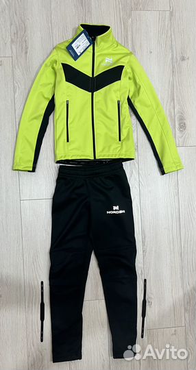 Лыжный детский разминочный костюм Nordski