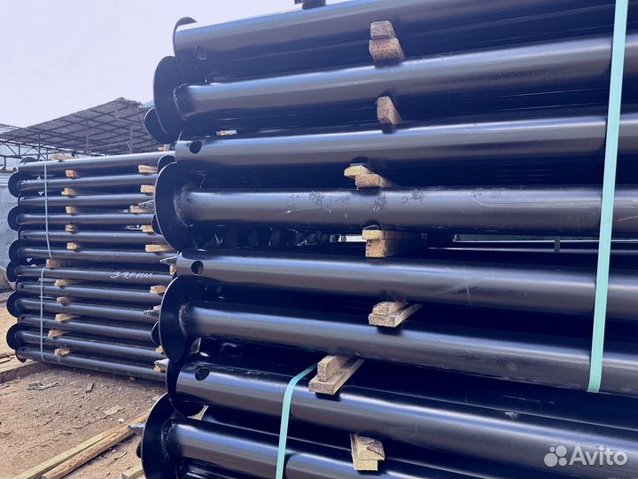 Винтовые сваи с монтажом