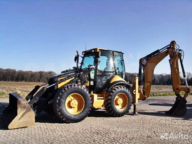 Услуги экскаватора-погрузчика CAT 434F