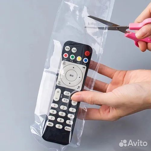 Чехол на пульт ду прозрачный из термопленки 5 шт