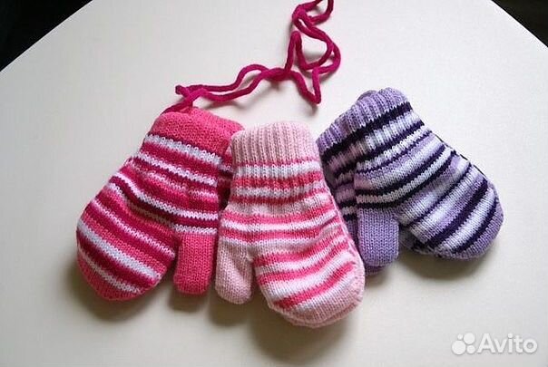 Шапки, варежки. Зима-осень. Новое и бу