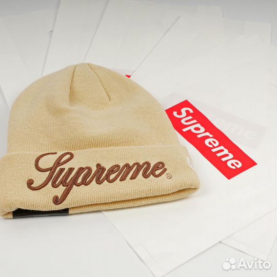 Шапка Supreme FW24 week9 New Era Script акриловая