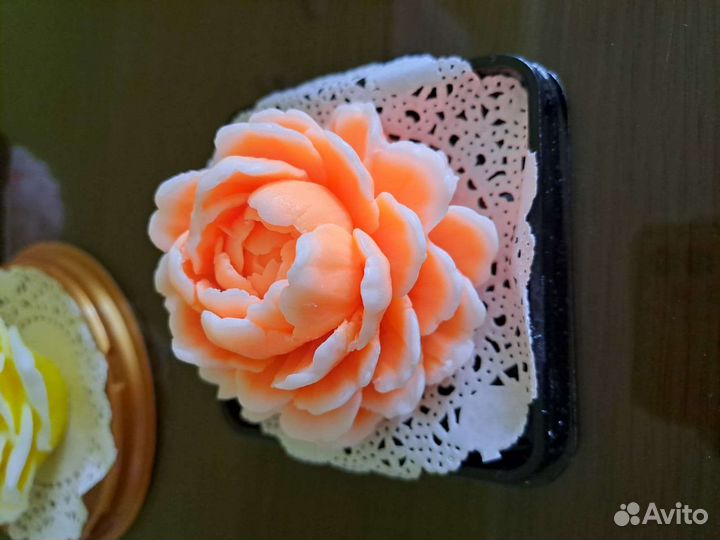 Цветы из мыла ручной работы