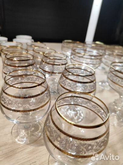 Набор бокалов и стаканов Crystalite Bohemia, Чехия