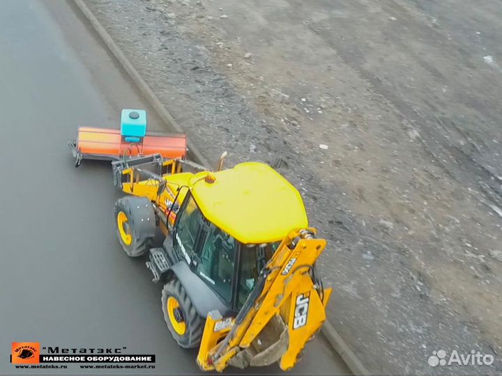 Щетка дорожная для экскаватора-погрузчика