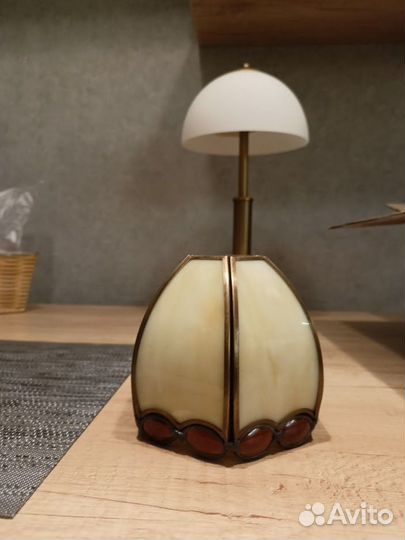 Плафоны для люстры, бра. Латунь, стекло