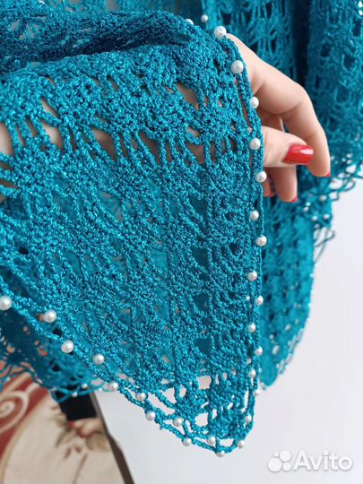 Шаль ручной работы