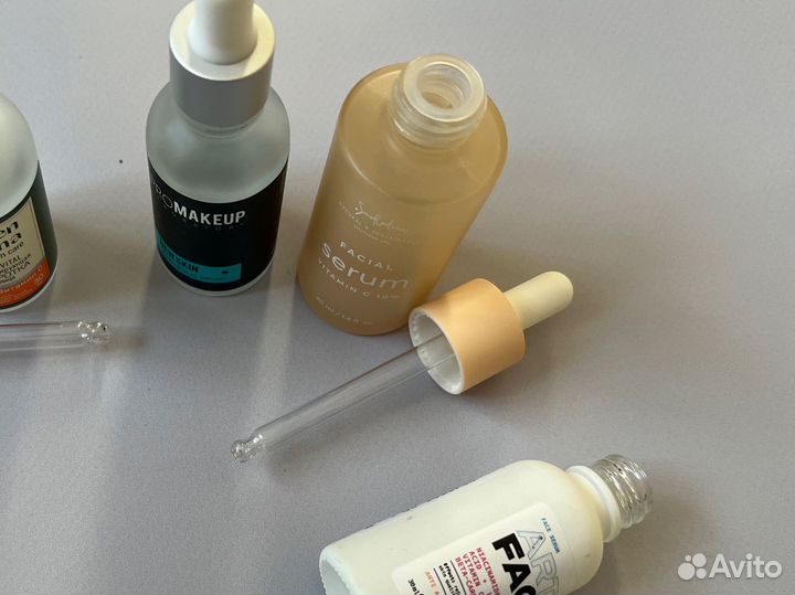 Пустые флаконы с пипеткой 4 шт