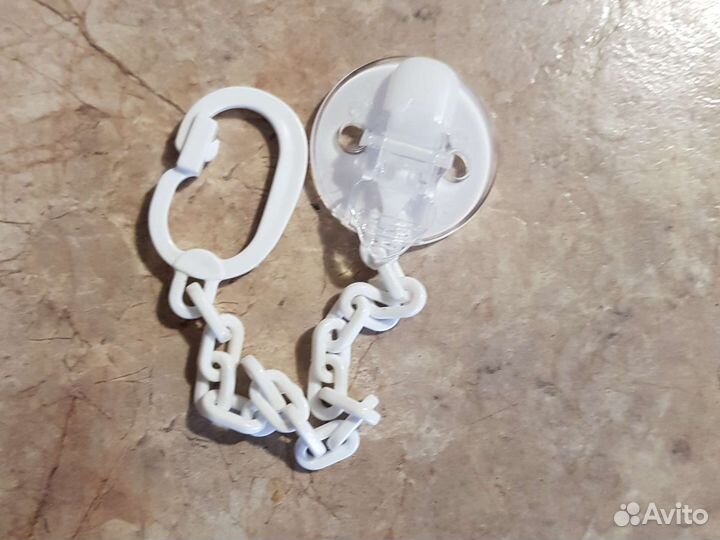 Держатель для пустышки nuk baby rose