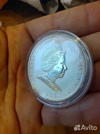 Монета 10 долларов Острова Кука