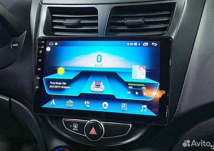 Магнитола Hyundai Solaris 11-16 WiFi Navi IPS