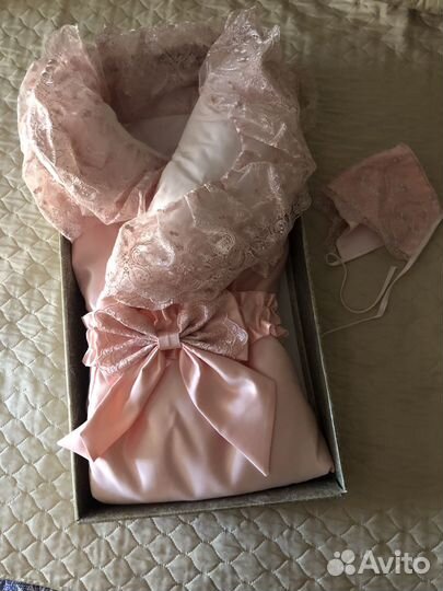 Конверт на выписку для девочки весна/осень