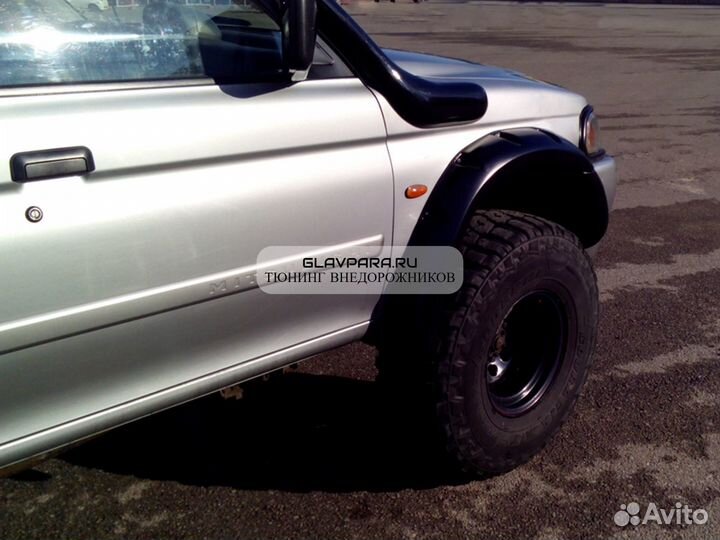 Расширители колесных арок Русская Артель для Mitsubishi Pajero Sport 1997-2008 (шагрень)