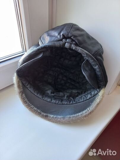 Кожаная кепка