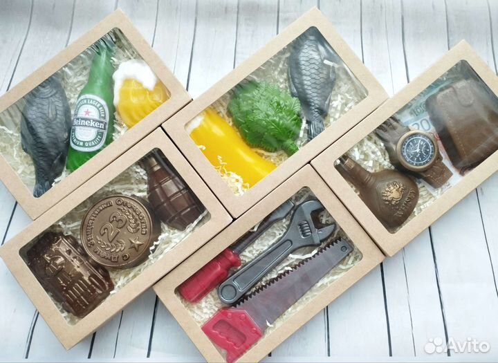 Мужской подарочный набор из мыла