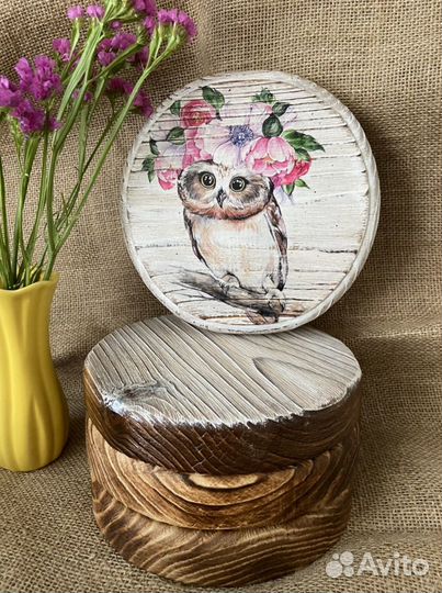 Досочки для подачи и подставка разделочные доски